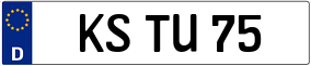 Truck License Plate